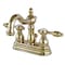 Kingston Brass KS1602TAL 4" Centerset Bathroom Faucet, Polished Brass KS1602TAL - alternate 1